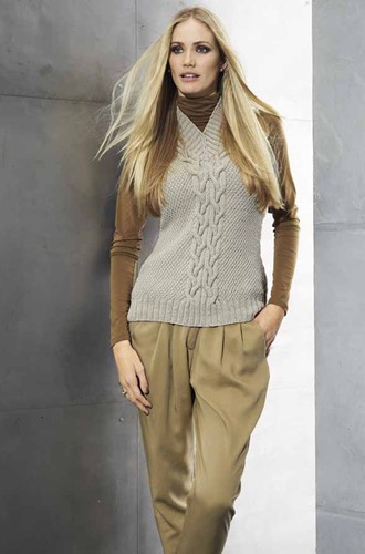 ZOPFPULLUNDER Cool Wool Seta von Lana Grossa